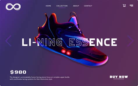 feature shoe website